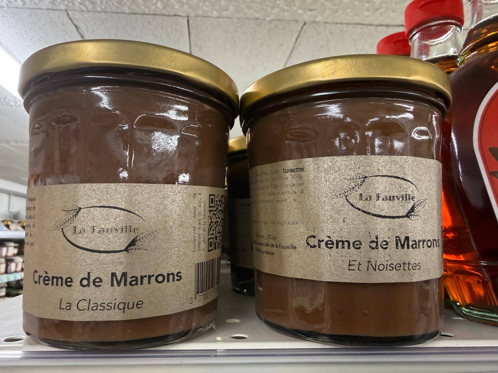 Crème de marrons du Var La Fauville en vente à la SOPAVAR de Six Fours et de Sanary 