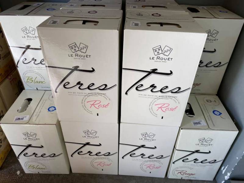 BIB de vin à prix promo toute l'année dans votre coopérative agricole Sopavar à Six Fours et à Sanary près de Toulon