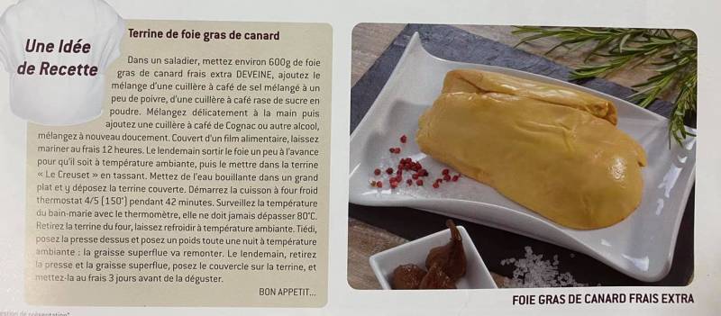 Cuisiner votre foie gras frais, recette incontournable pour cuisiner vos foies gras en vente dans vos coopératives agricoles Sopavar à Six Fours et à Sanary près de Toulon