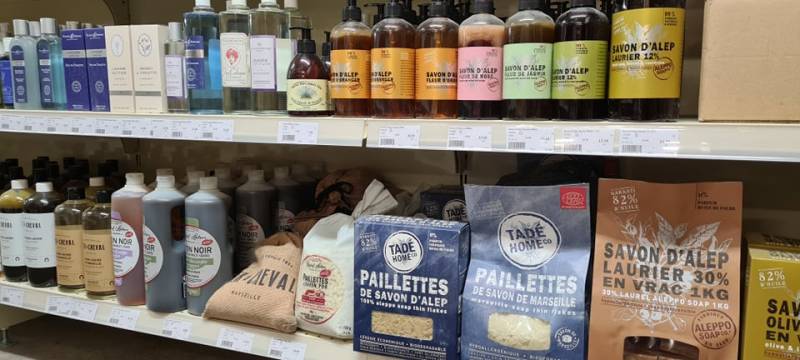 Savon naturel pour le ménage en vente dans votre coopérative agricole Sopavar à Sanary et à Six Fours près de Toulon