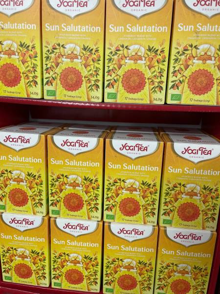 Infusion Bio pour le yoga de Yogi Tea en vente dans votre coopérative agricole Sopavar à Sanary et à Six-Fours près de Toulon.