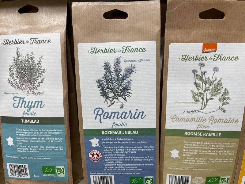 Herbier de France Bio, une gamme naturelle présente dans vos magasins Sopavar à Sanary et à Six-Fours près de Toulon.
