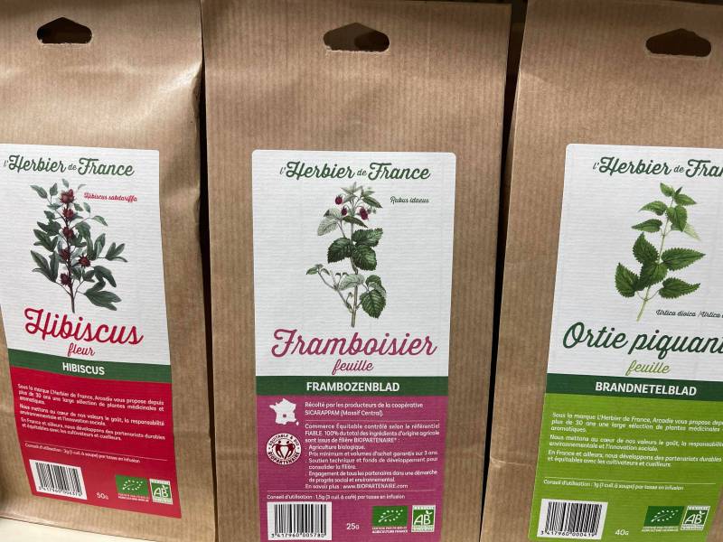 Plantes médicinales Bio Herbier de France à acheter dans votre jardinerie Sopavar à Sanary et à Six-Fours près de Toulon.