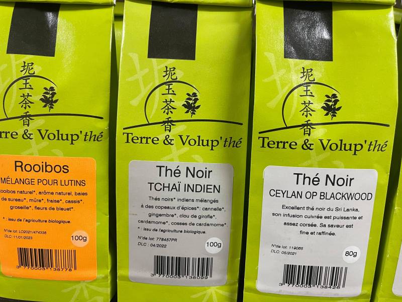 Thé noir Bio assemblé dans le Var à acheter dans votre jardinerie Sopavar à Sanary et à Six-Fours près de Toulon.