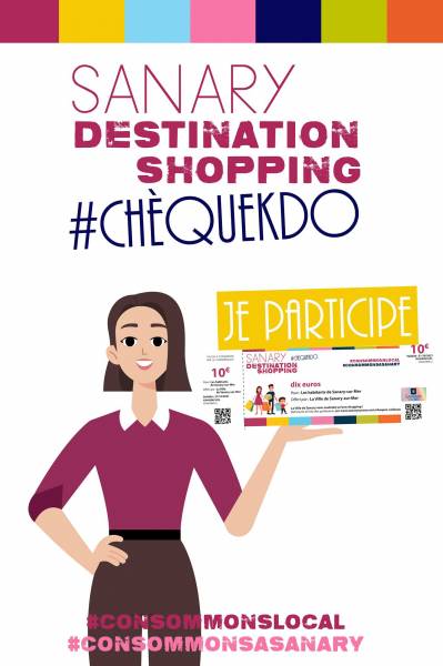 Destination shopping à Sanary : chèque cadeau, nous les acceptons dans notre magasin de Sanary