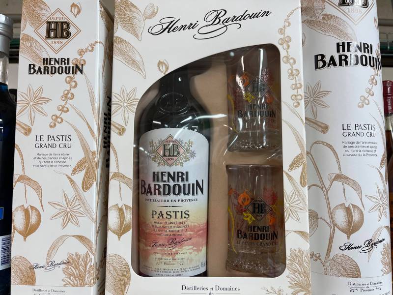 Coffret pastis Bardouin à offrir