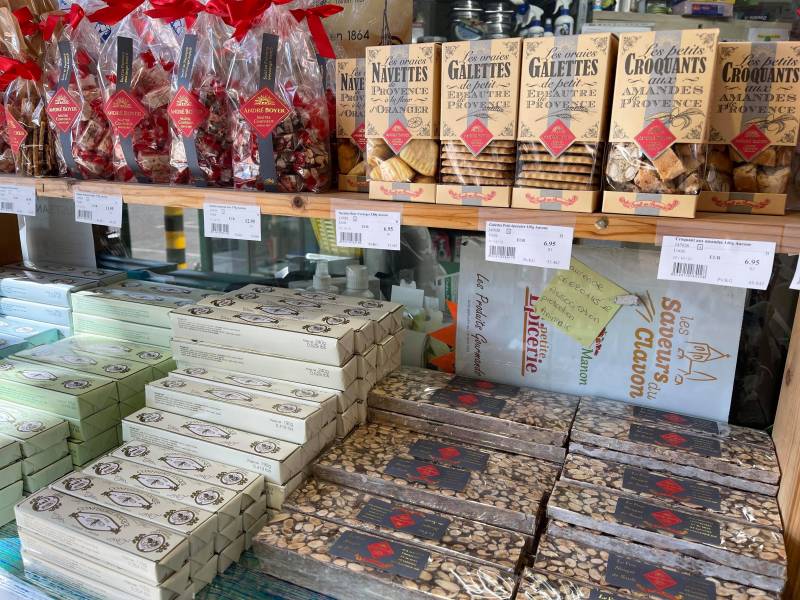 Nougat artisanal de Provence Fouque et André Boyer dans vos coopératives agricoles Sopavar à Sanary et à Six Fours près de Ollioules Le Revest Evenos Le Beausset