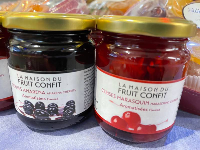 Cerises Amarena et Marasquin pour vos pâtisseries et vos cocktails en vente dans vos jardineries Sopavar à Sanary et à Six Fours près de Toulon dans le Var