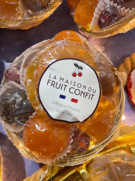 Fruit confit artisanal en vente dans vos jardineries Sopavar à Sanary et à Six Fours près de Toulon dans le Var