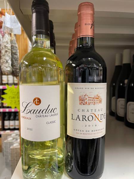 Vin de Bordeaux blanc rouge à prix promo toute l'année dans vos jardineries Sopavar près des centres villes de Sanary et de Six Fours dans le Var