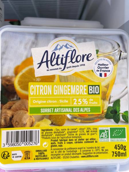 Glaces artisanales françaises BIO Altiflore du Champsaur fabriquée à Chabotte dans les Alpes de Haute Provence en vente toute l’année dans votre coopérative agricole Sopavar à Sanary et à Six Fours près de Toulon dans le Var