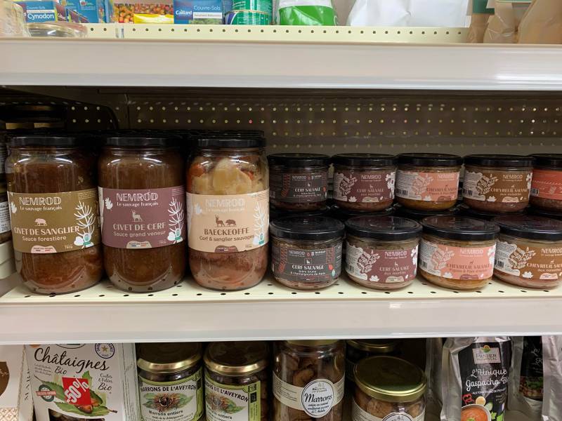 Les viandes fraîches de gibier sauvage à base de sanglier cerf biche ou chevreuil dans votre jardinerie coopérative agricole SOPAVAR à Six Fours et à Sanary près de Toulon dans le Var