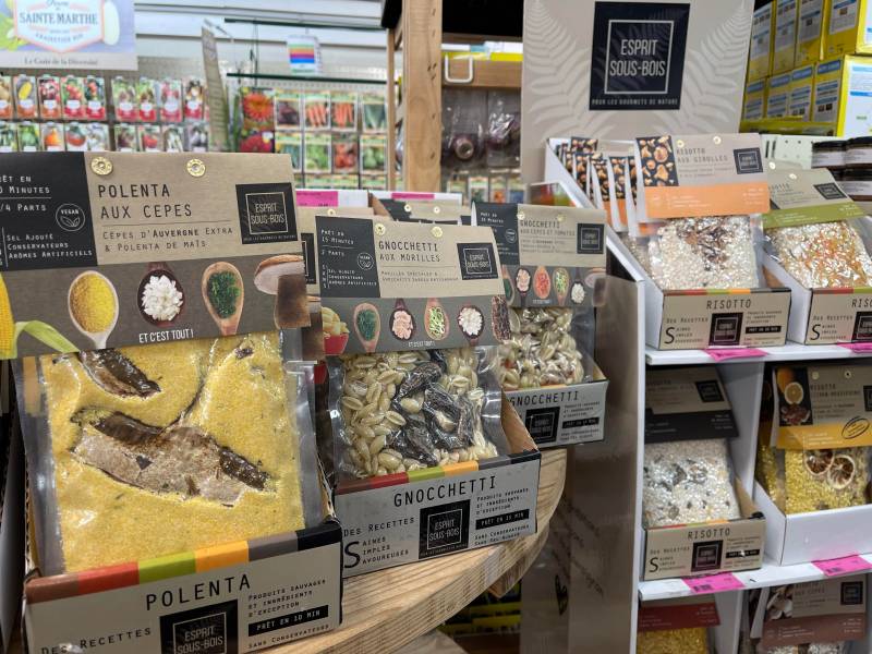 Les champignons secs de France les recettes de Risotto de Gnocchetti de Polenta et les Pignons de cèdre dans votre jardinerie coopérative agricole SOPAVAR à Six Fours et à Sanary près de Toulon dans le Var