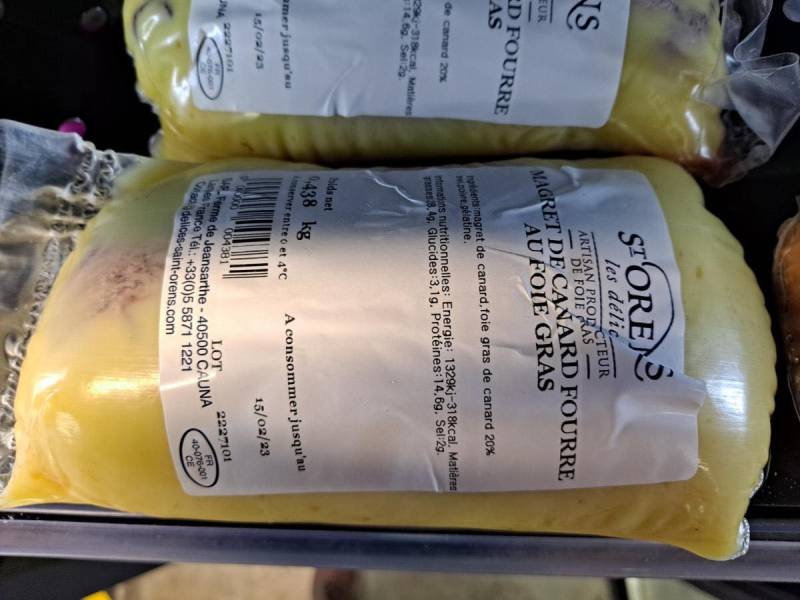 Le foie gras frais de canard entier frais mi cuit 100% français dans votre jardinerie coopérative agricole SOPAVAR à Six Fours et à Sanary près de Toulon dans le Var