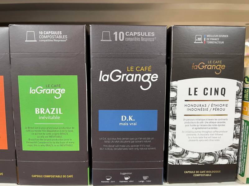 Capsules de café biodégradables compostables le Cinq à prix imbattable dans votre jardinerie coopérative agricole SOPAVAR à Six Fours et à Sanary près de Toulon dans le Var