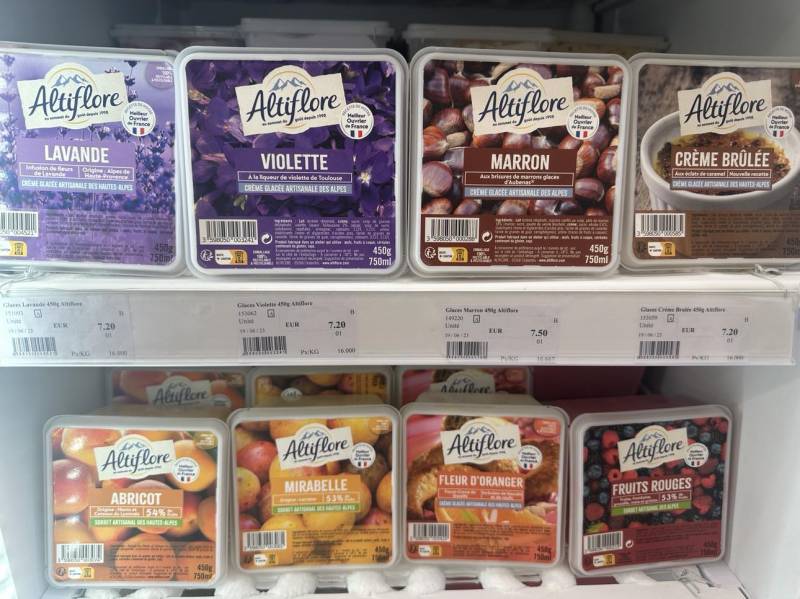 Glaces Artisanales Françaises des Alpes Altiflore
