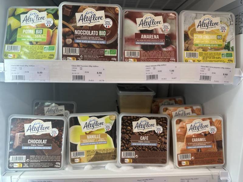 Glaces Artisanales Françaises des Alpes Altiflore
