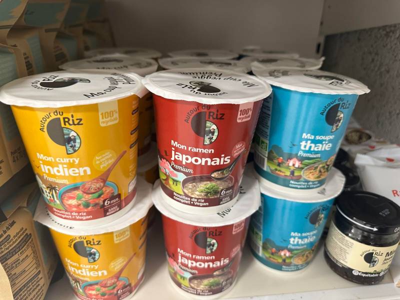 Soupes de nouilles asiatiques, soupe Thaïe en vente dans votre coopérative agricole Sopavar à Sanary et à Six Fours près de Toulon dans le Var