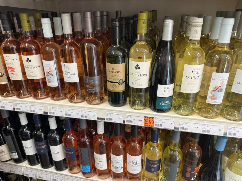 Vin Rosé BANDOL des Coopératives Vinicoles Caves d’Azur en vente dans votre jardinerie coopérative agricole SOPAVAR à Six Fours et à Sanary près de Toulon dans le Var