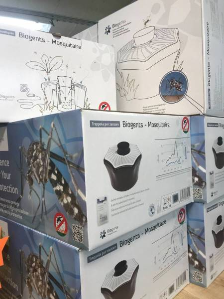 Piège anti-moustiques tigre professionnel disponible dans les magasins SOPAVAR près de Toulon