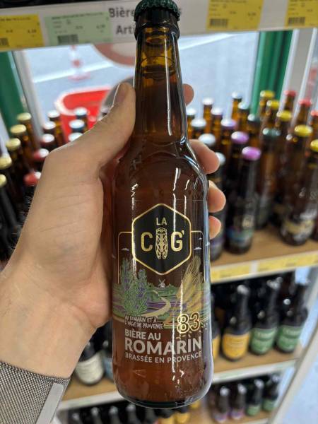 Bière La Cig bio artisanale Var chez Sopavar à Six fours et Sanary