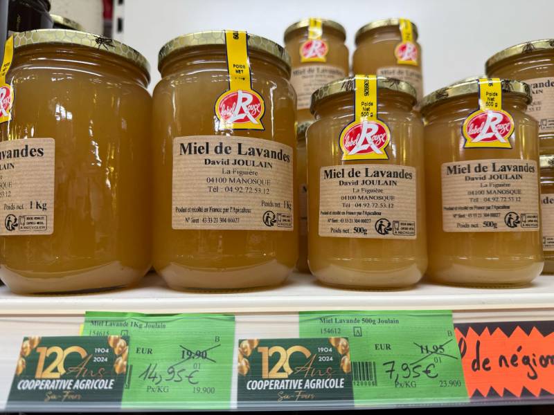 MIEL DE LAVANDE DAVID JOULAIN EN PROMO pour les 120 ans de la coopérative agricole de Six Fours du 8 décembre 2024 au 8 janvier 2025