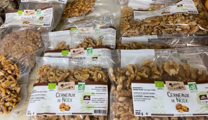 Cerneaux de noix bio dans votre jardinerie coopératives agricoles Sopavar à Sanary et à Six Fours près de Toulon dans le Var