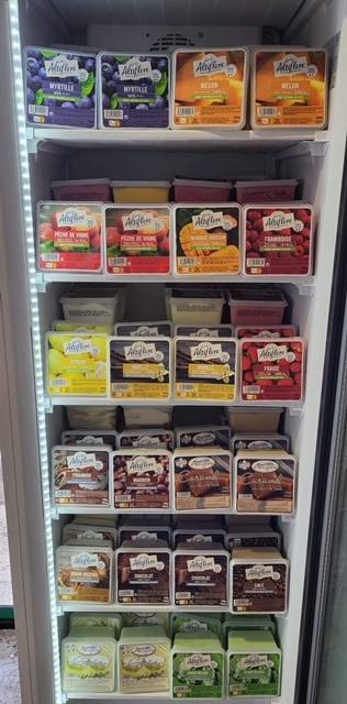 Les glaces artisanales françaises BIO Altiflore du Champsaur à découvrir dans vos coopératives agricoles Sopavar à Sanary et à Six Fours près de Toulon dans le Var