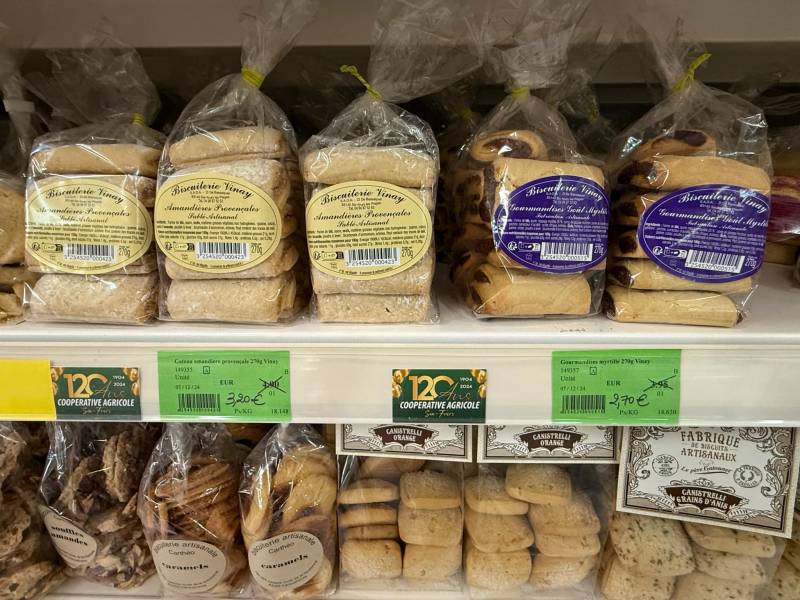 RAYON EPICERIE FINE EN PROMO pour les 120 ans de la coopérative agricole de Six Fours du 8 décembre 2024 au 8 janvier 2025