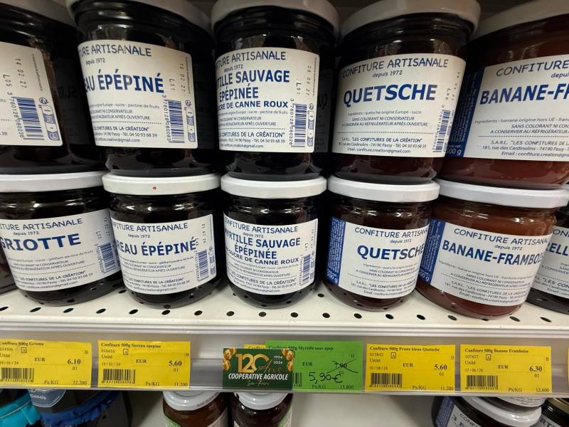 CONFITURES ARTISANALES DE HAUTE SAVOIE