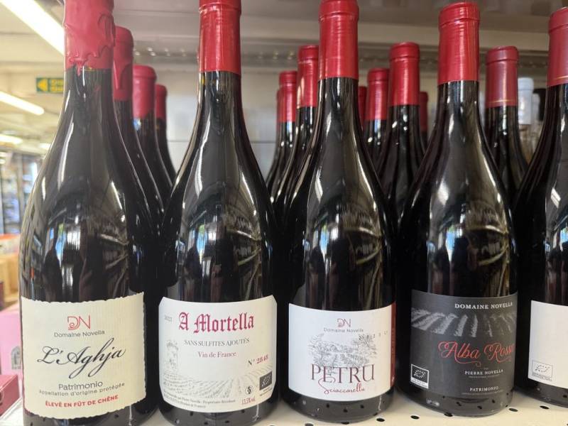 Acheter du vin corse AOP Patrimonio BIO Domaine Novella à Six Fours près de Ollioules et Toulon