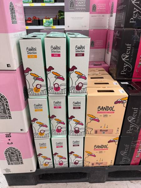 Bag-in-Box 3 litres de rosé de Bandol Domaine Bunan chez SOPAVAR Six Fours et Sanary
