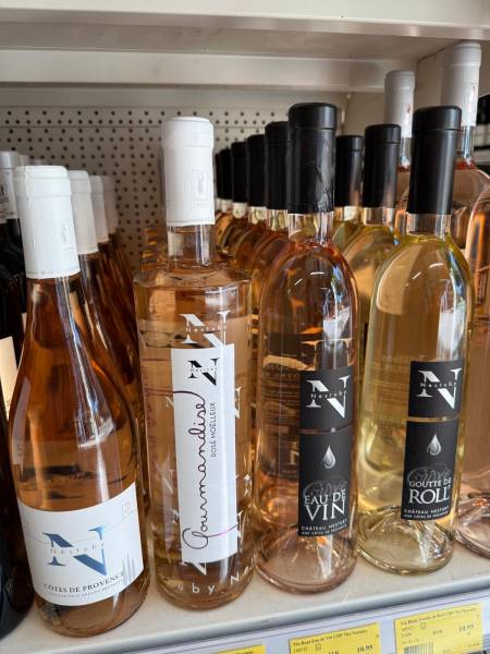 Cuvée Gourmandise rosé Pays du Var du Château Nestuby à la cave SOPAVAR de Sanary-sur-Mer