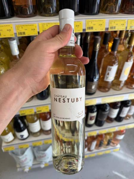Vin blanc AOP Côtes de Provence du Château Nestuby à la Coopérative Agricole SOPAVAR