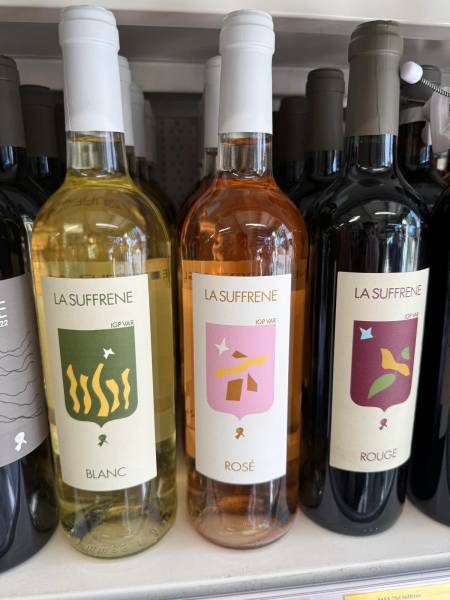 Vin blanc Nature du Domaine la Suffrène chez SOPAVAR à Six Fours et à Sanary près de Toulon
