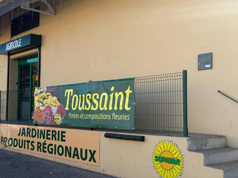 Sopavar la jardinerie proche de chez vous pour la Toussaint à Six Fours près de Toulon