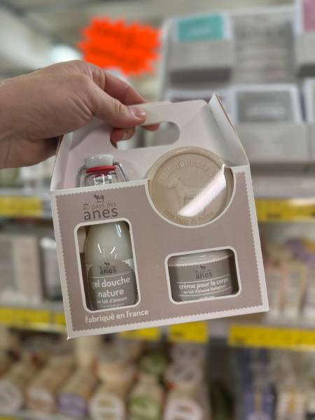 Gel douche lait d’ânesse votre jardinerie coopérative agricole SOPAVAR à Six Fours et à Sanary près de Toulon dans le Var