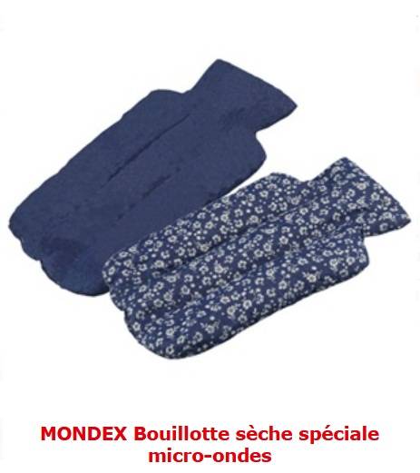 Bouillotte MONDEX sèche spéciale micro-ondes idéale pour se réchauffer et soulager les tensions à Sanary et Six Fours dans le Var