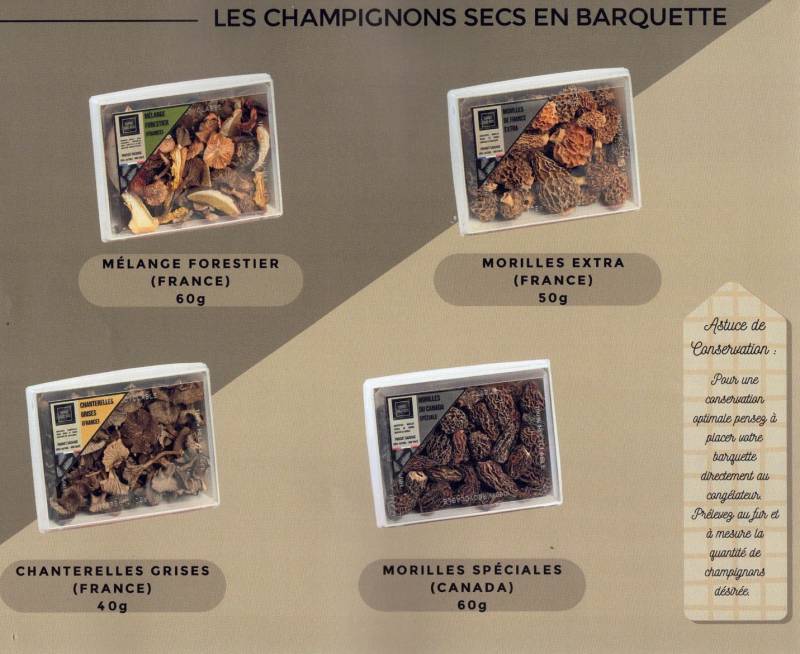 Les champignons secs de France les recettes de Risotto de Gnocchetti de Polenta et les Pignons de cèdre dans votre jardinerie coopératives agricoles Sopavar à Sanary et à Six Fours près de Toulon dans le Var