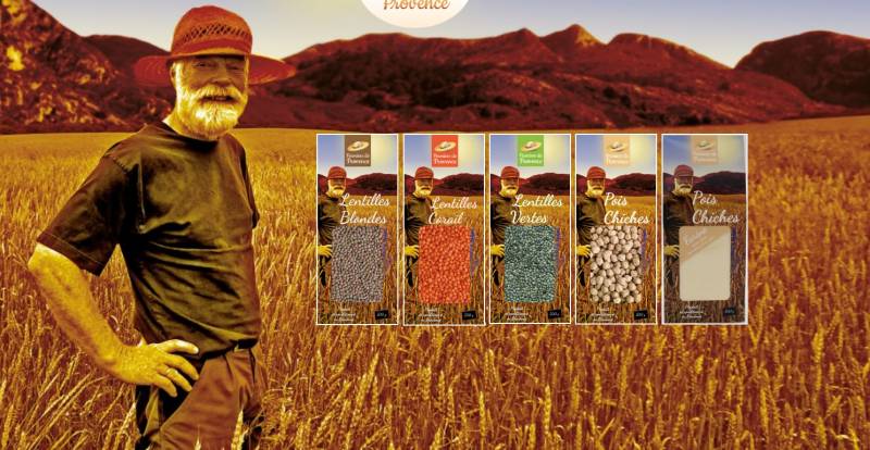 Légumes secs bio Fermiers de Provence en vente dans vos jardineries coopératives agricoles à Sanary et à Six Fours près de Toulon dans le Var