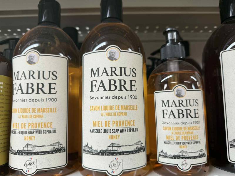 Authentique savon de Marseille Marius Fabre pas cher à Sanary et Six Fours Var