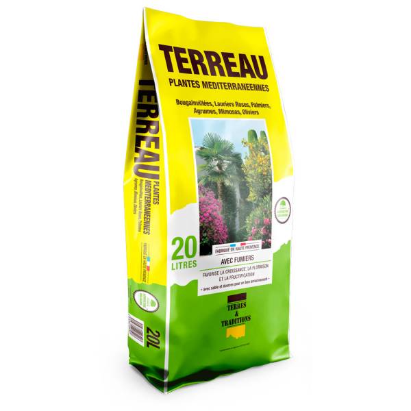 Terreau Plantes Méditerranéennes Terres et Traditions DANS VOTRE JARDINERIE SOPAVAR