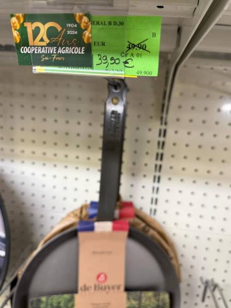 CREPIERE MINERAL DE BUYER D.30 en promo anniversaire dans votre coopérative Sopavar à Six Fours et à Sanary