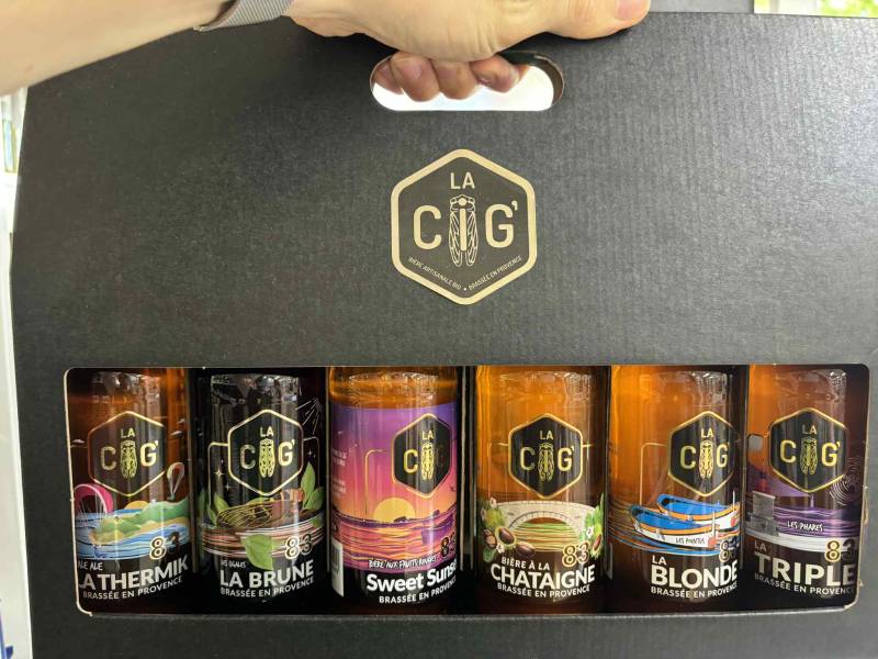 Coffret promo bière Bio la Cig à Six Fours et Sanary près de Toulon