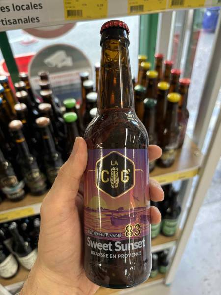 Bière bio La Cig pas chère Toulon dans les coopératives agricoles SOPAVAR
