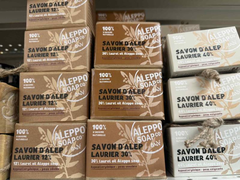 Rayon savon d’Alep Tadé dans votre coopérative SOPAVAR à Sanary et Six Fours